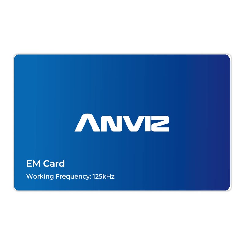 ANVIZ 10 Pack Proximity RFID Card, 125kHz EM Card, Time Clock Card, Employee Badge, Keyless Access Control, for Clock in and Out and Access Control System, Read only(3.3" x 2.1"), Card - Image 4